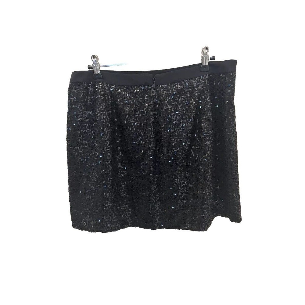 JCrew sequin mini skirt Sz 10 Fully Lined Vtg